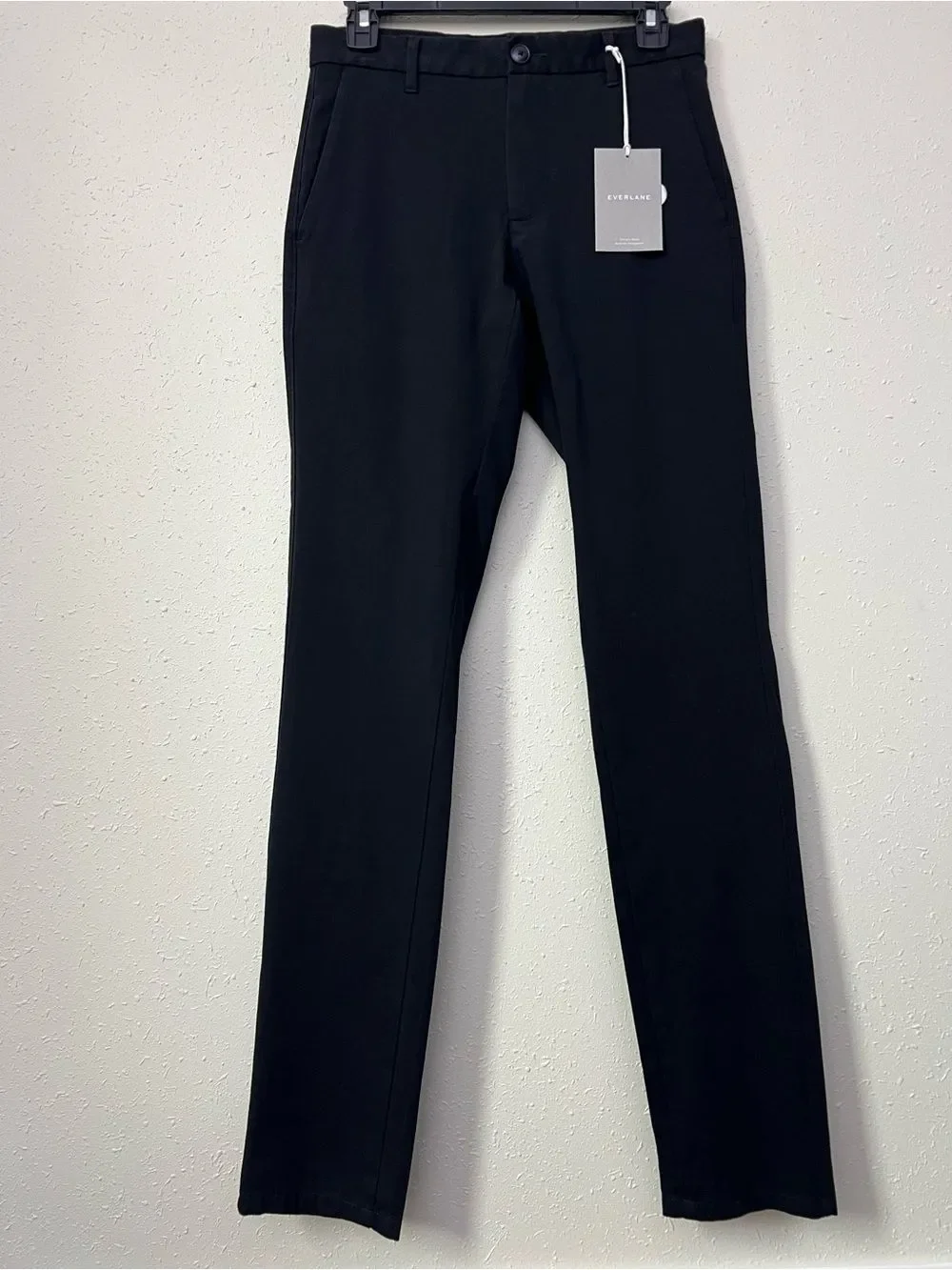 New Everlane THE PERFORMANCE CHINO Slim Fit in Black Size 28 X 34